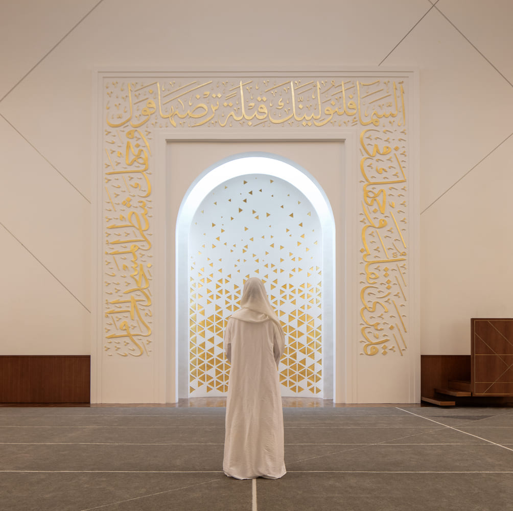prayer-facing-mihrab-standing