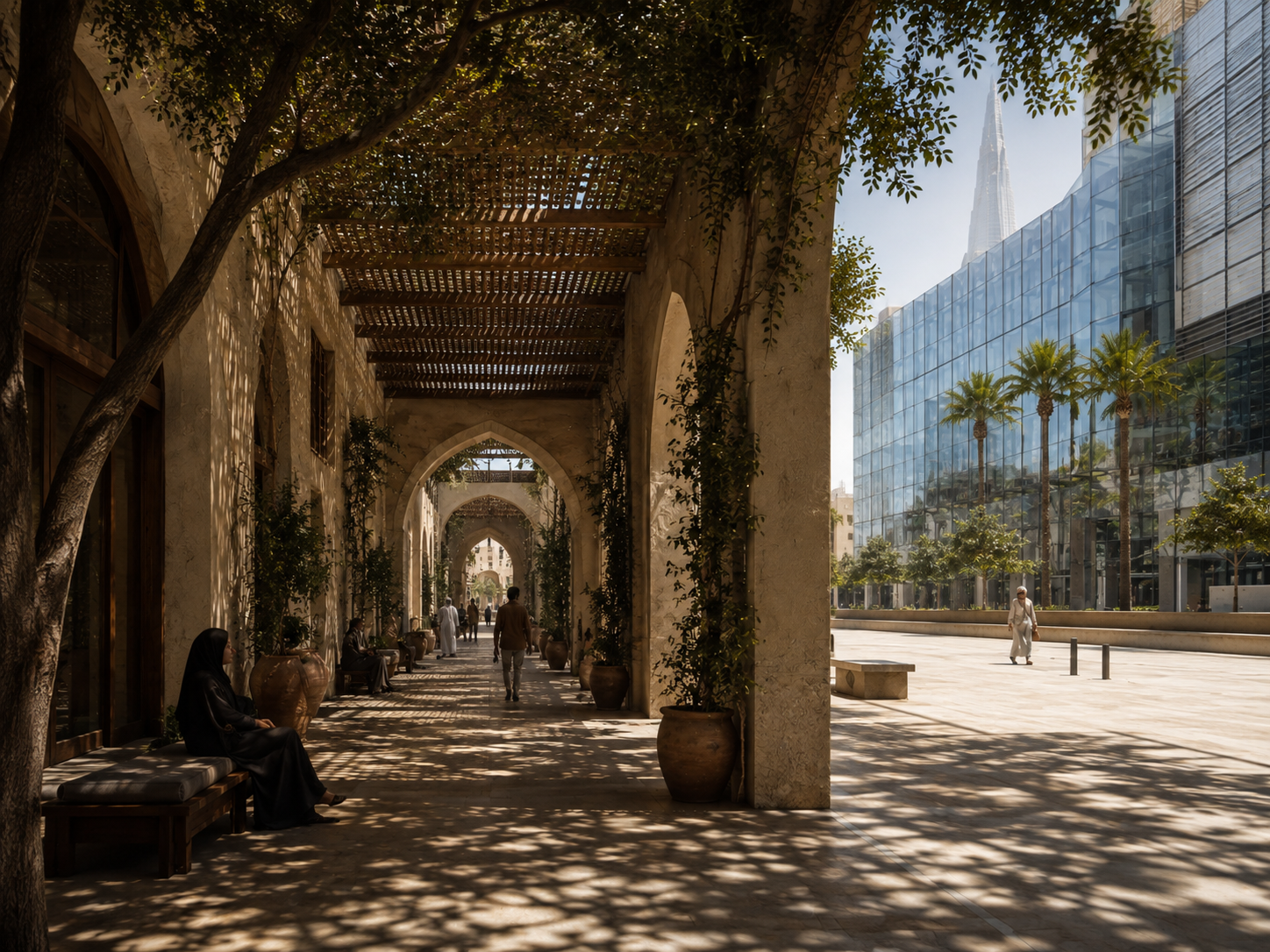 Read more about the article اختفاء الظل: ما الذي نسيته العمارة الحديثة؟